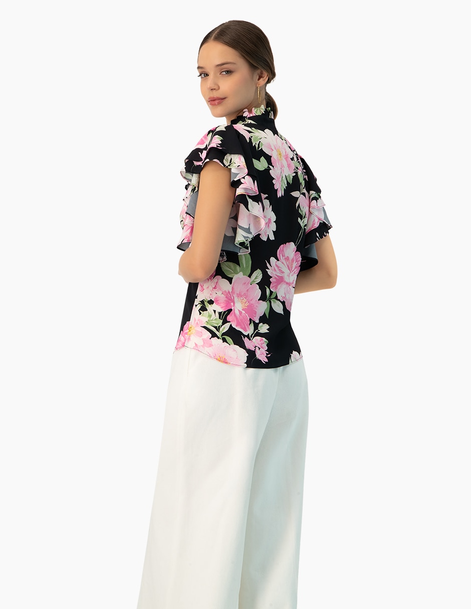 Blusa manga corta para mujer 2