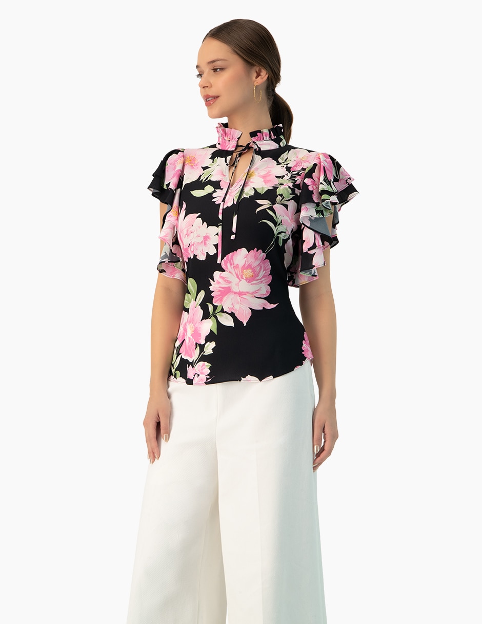 Blusa manga corta para mujer 3