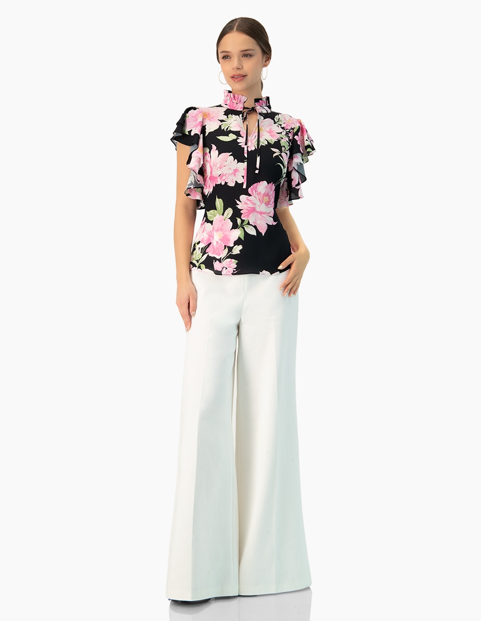 Blusa manga corta para mujer 4