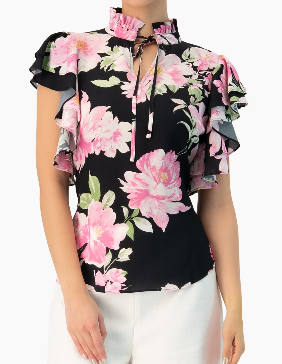 Blusa manga corta para mujer 6