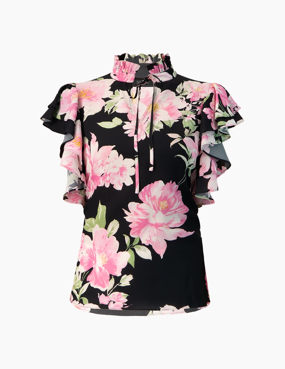 Blusa manga corta para mujer 7