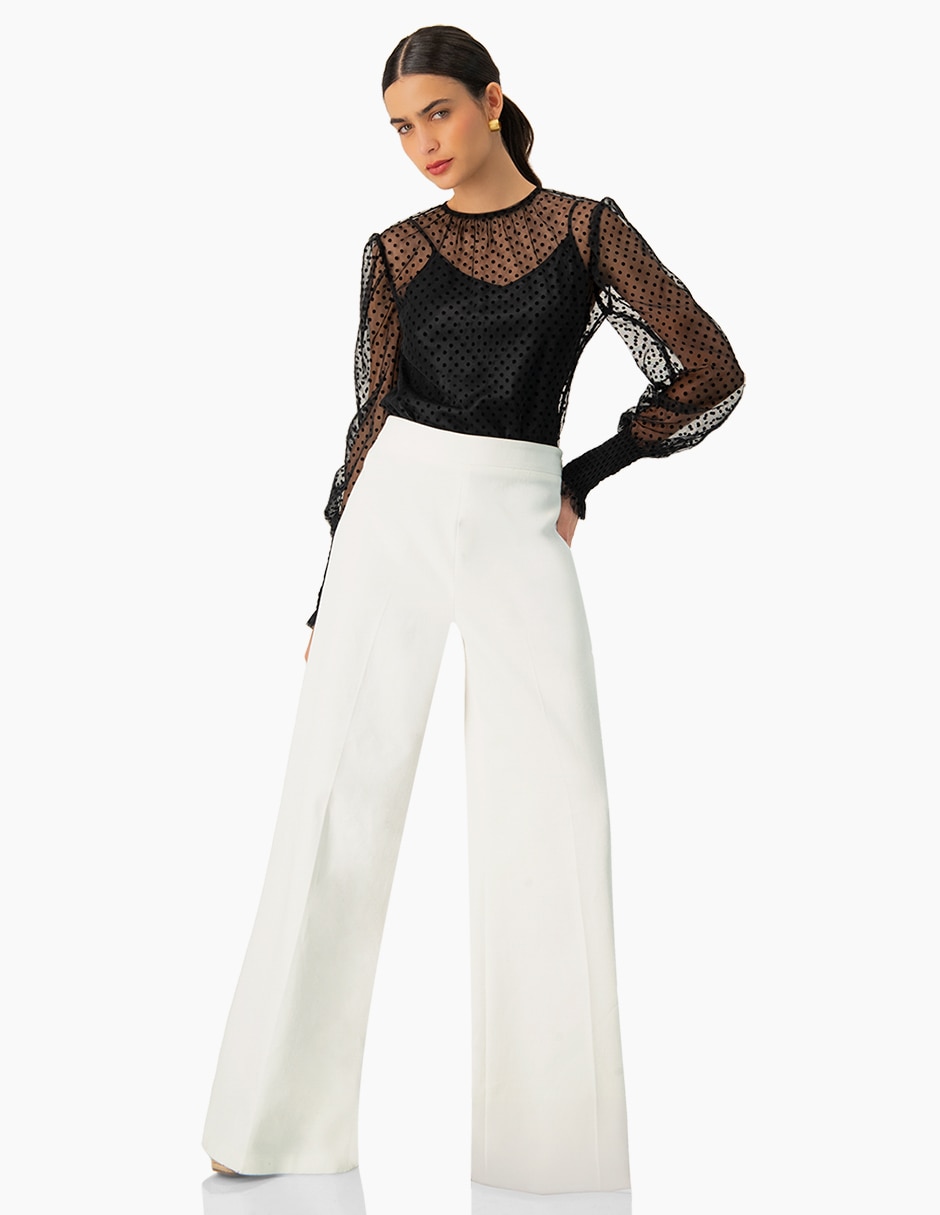 Blusa manga larga para mujer 4