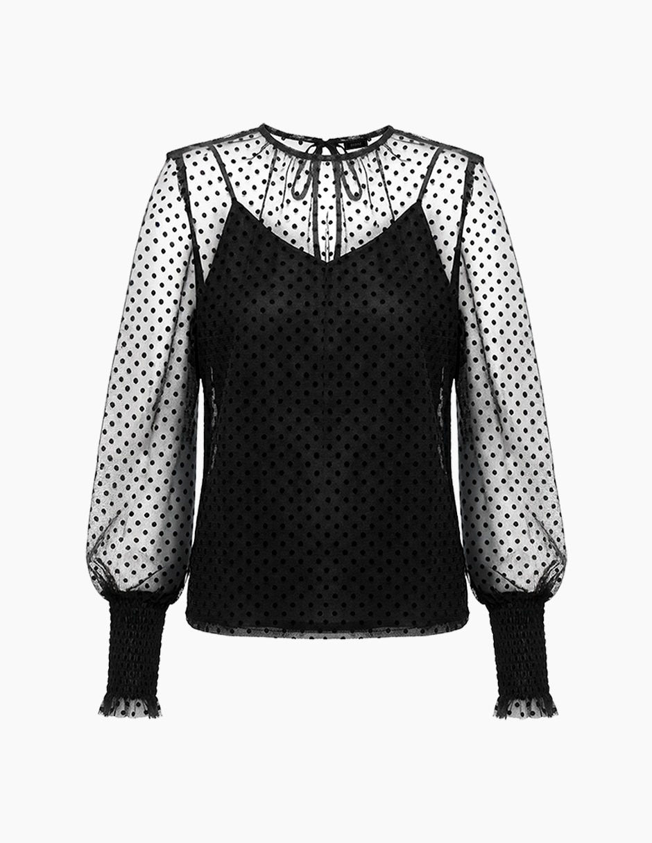 Blusa manga larga para mujer 6