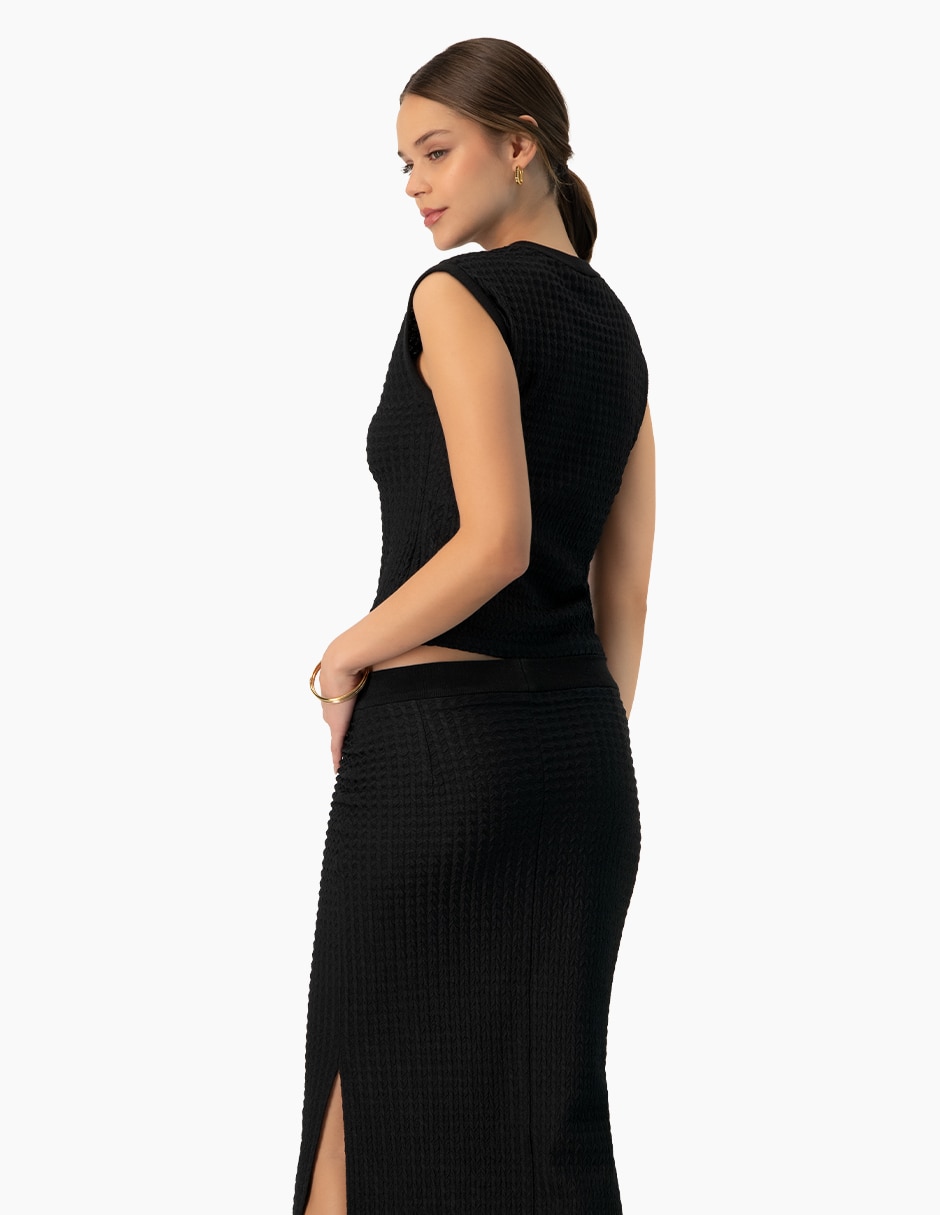 Blusa sin manga para mujer 2