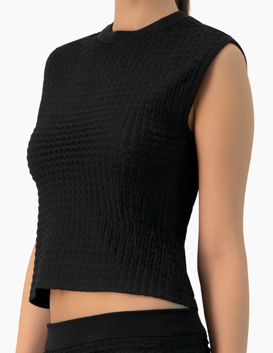 Blusa sin manga para mujer 6