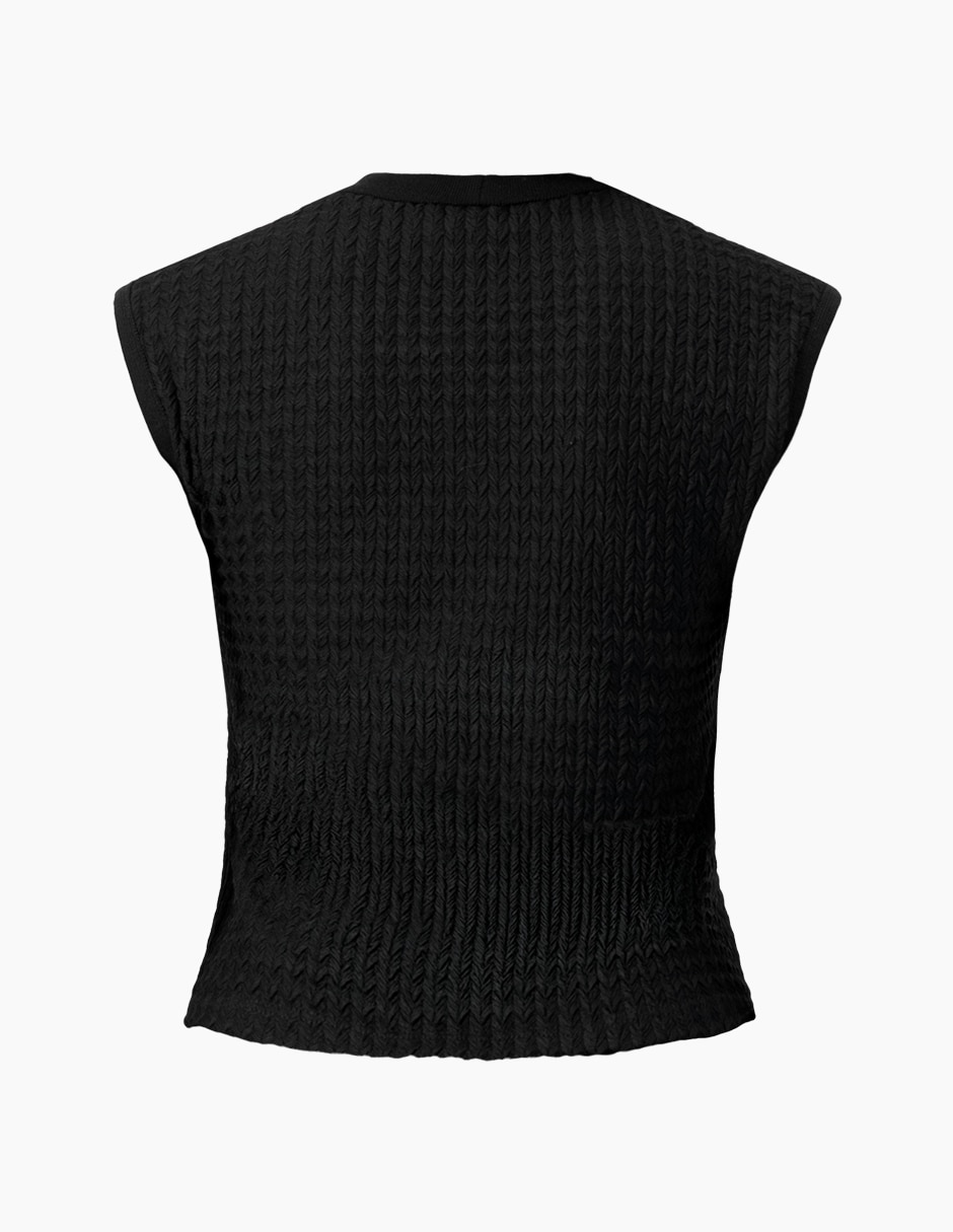 Blusa sin manga para mujer 8