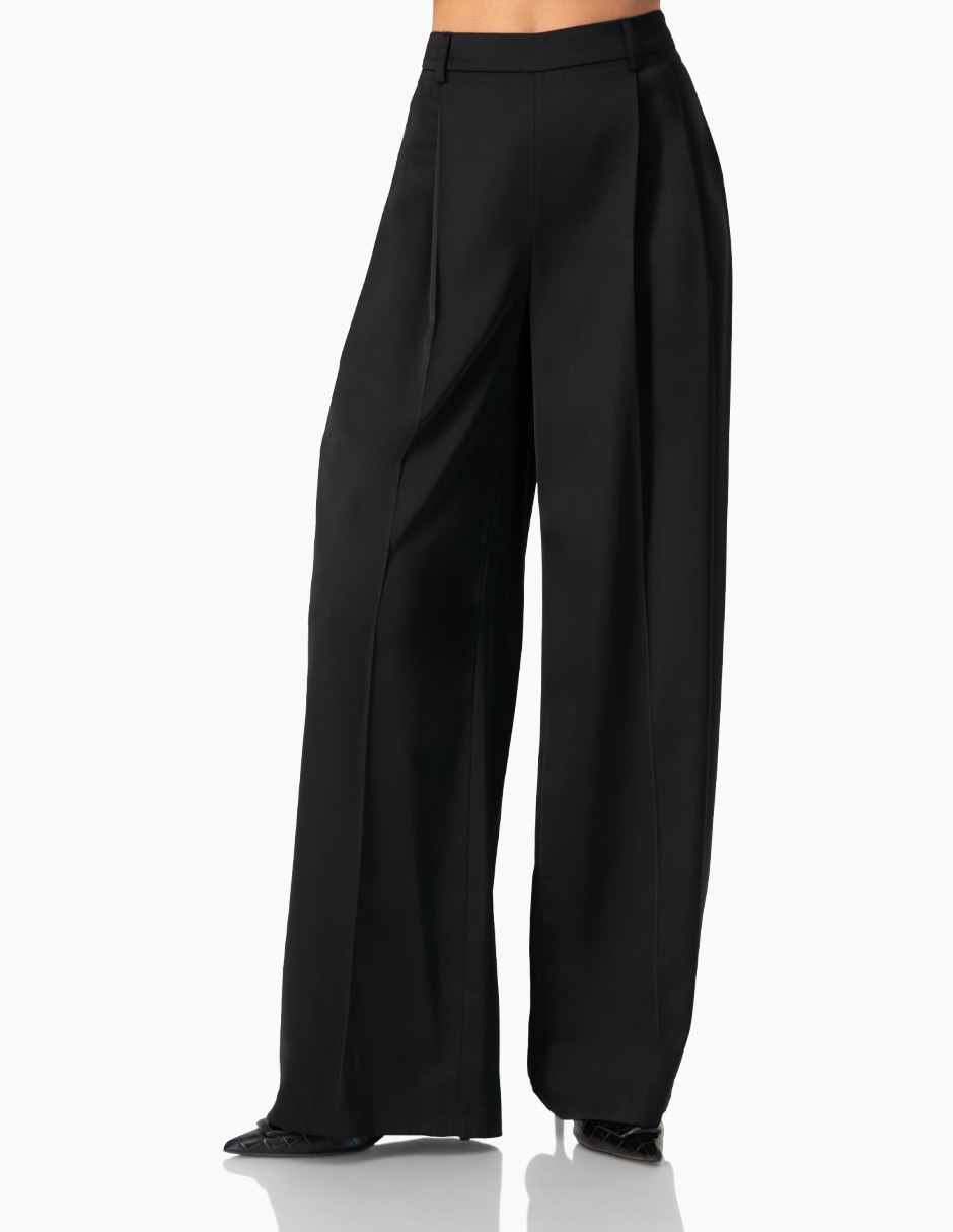 Pantalón coulotte amplio para mujer