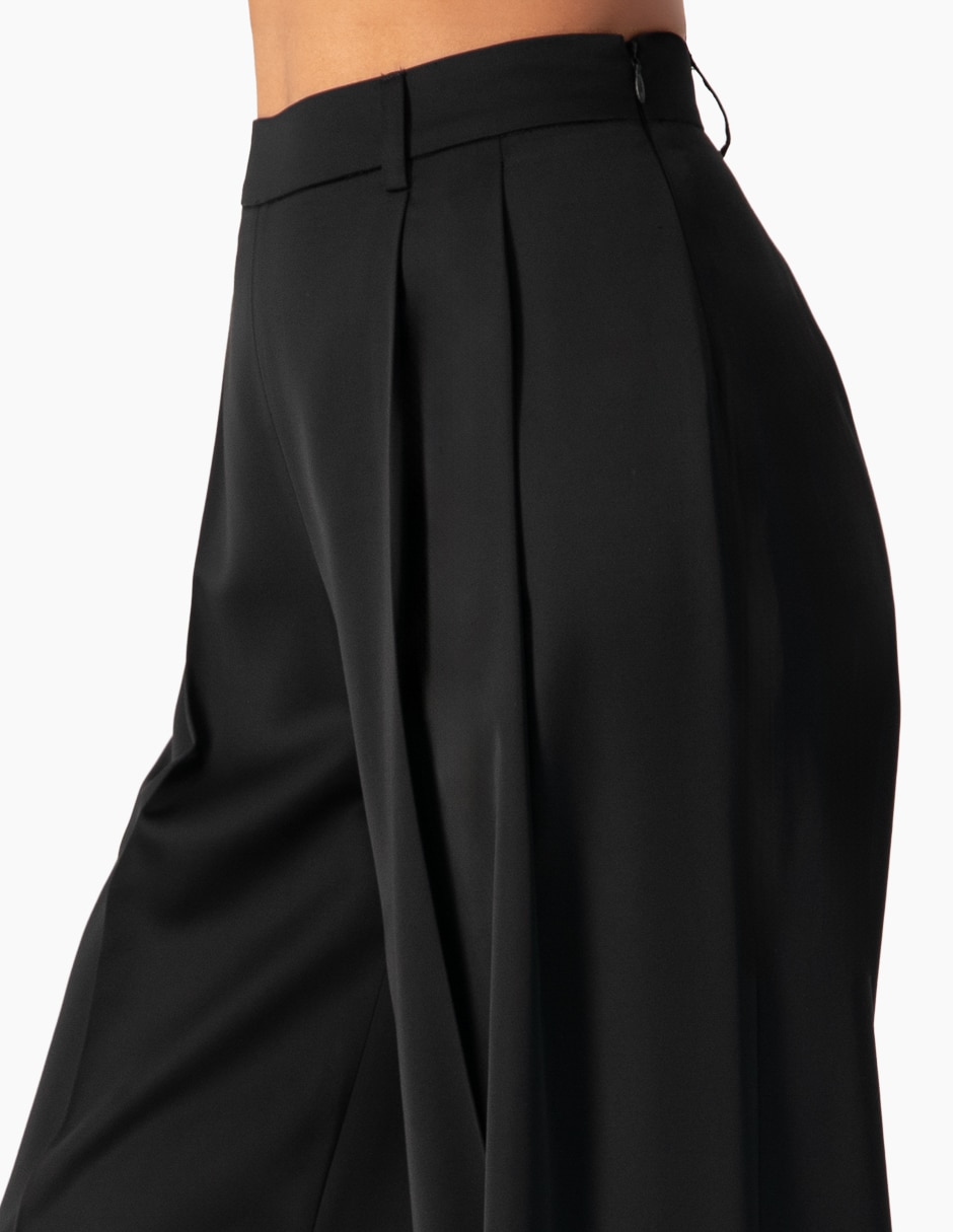 Pantalón coulotte amplio para mujer 6