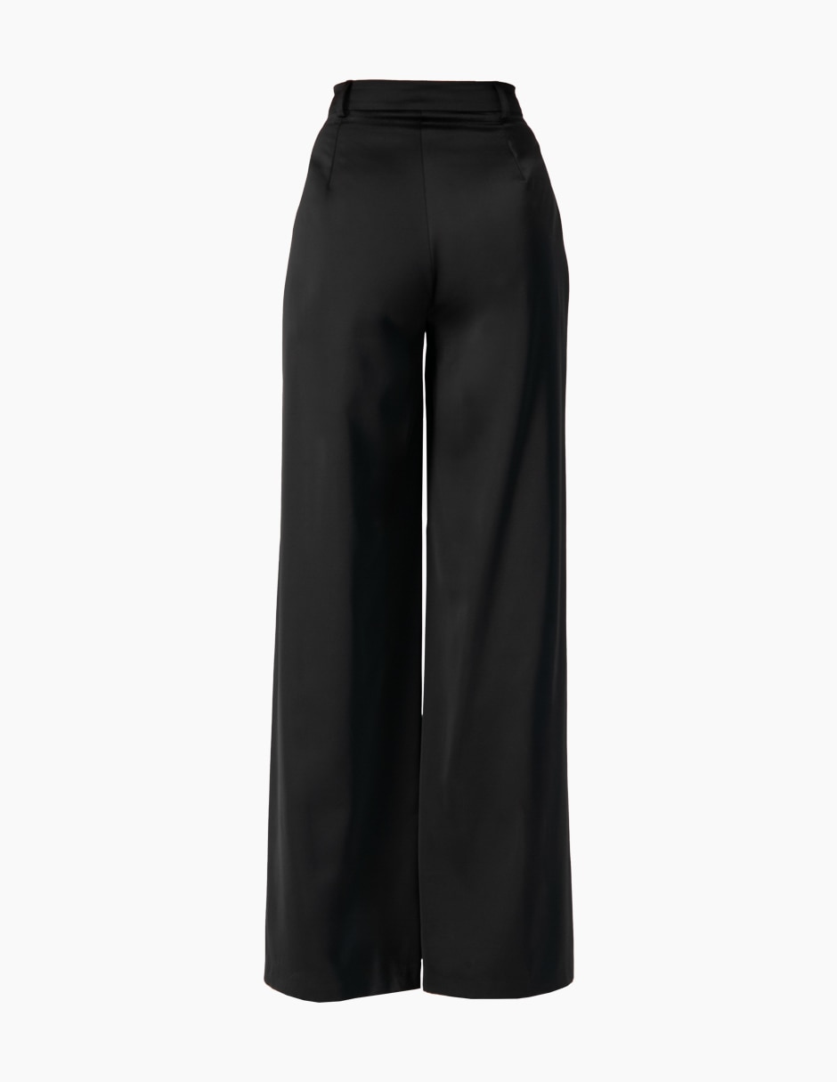 Pantalón coulotte amplio para mujer 8