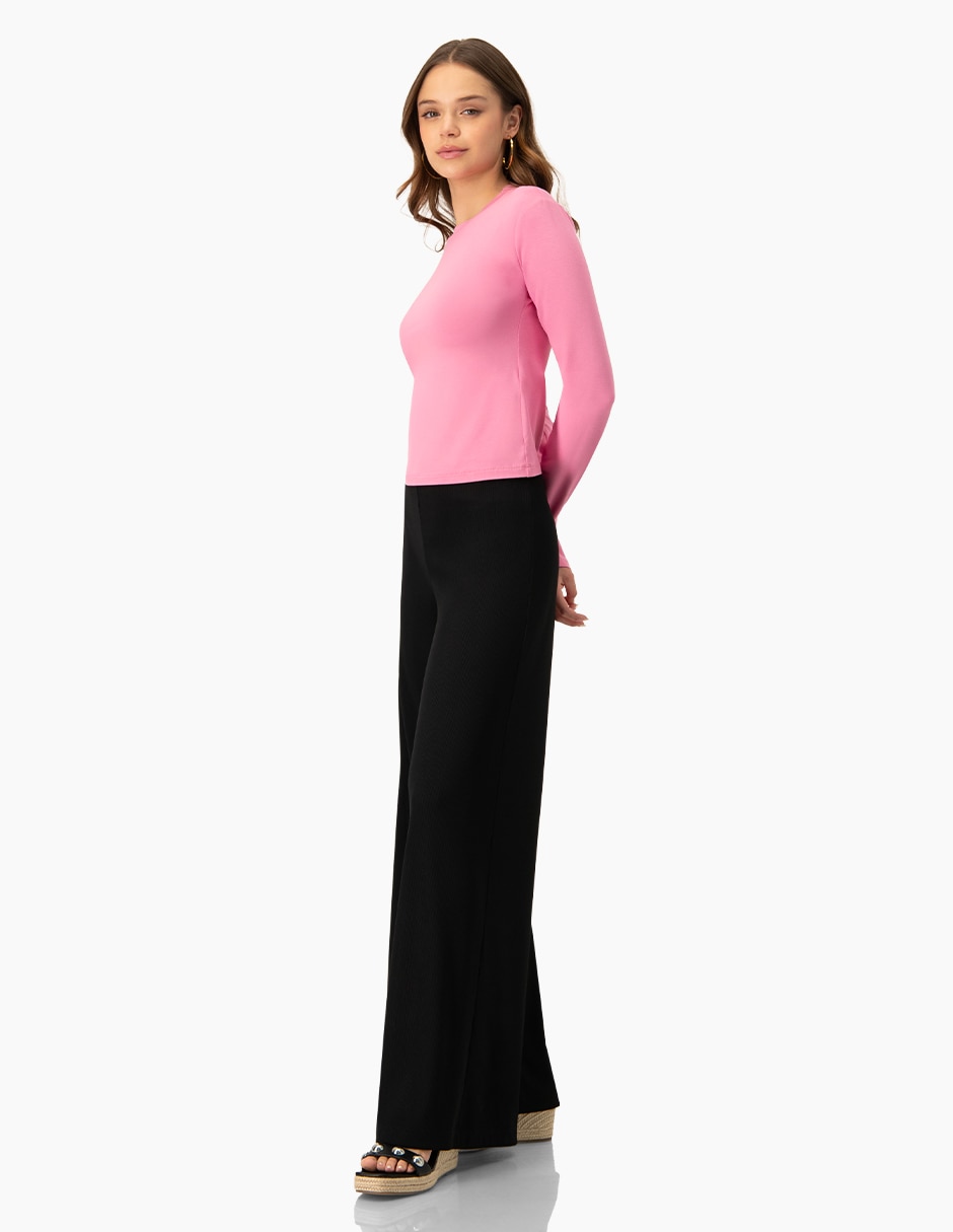 Pantalón relaxed amplio para mujer 5