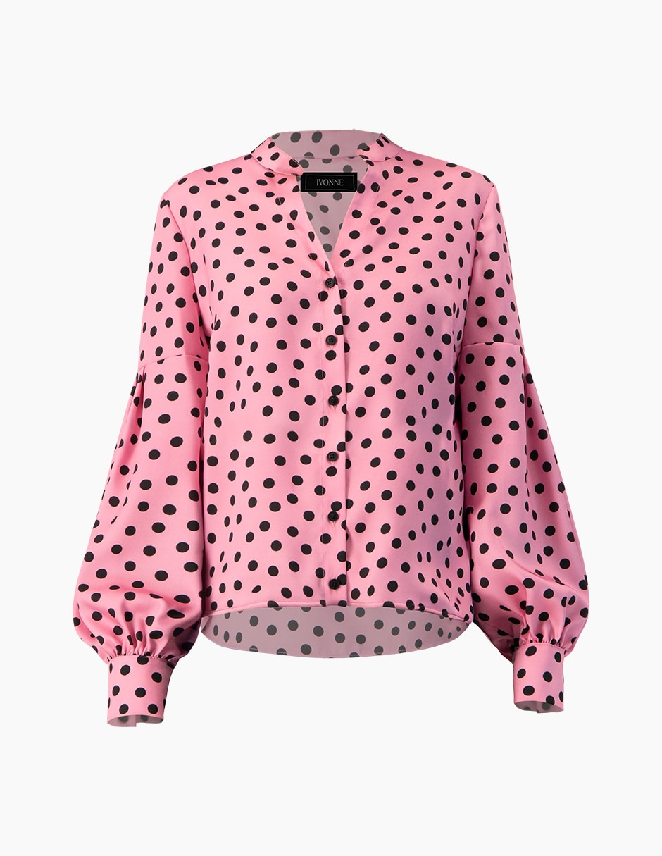 Blusa camisera manga larga para mujer 7