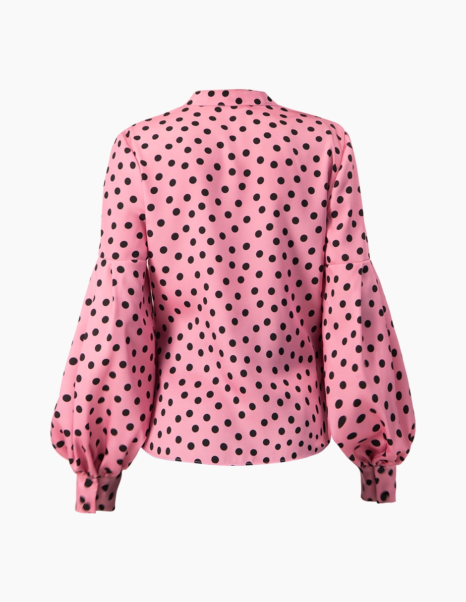 Blusa camisera manga larga para mujer 8