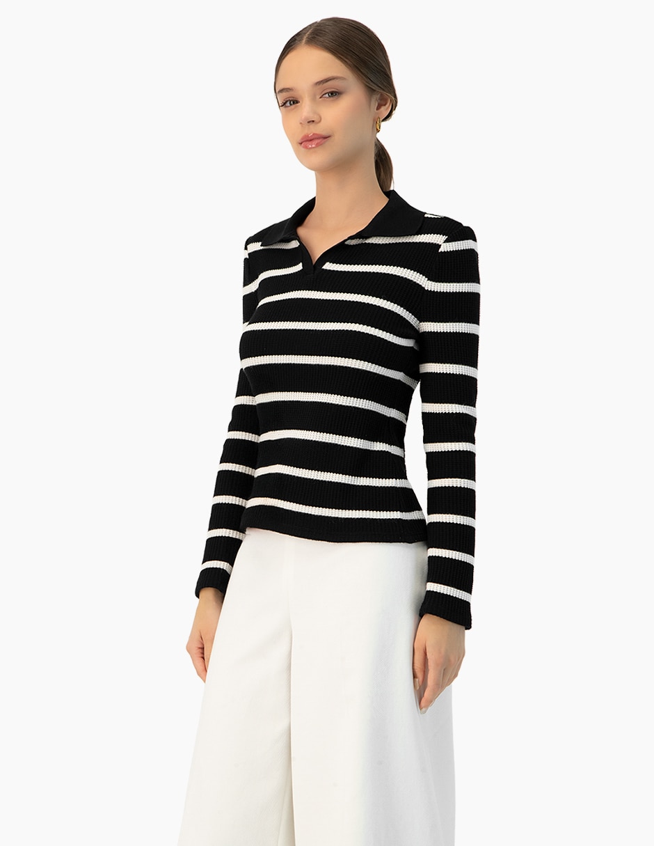 Blusa manga larga para mujer 3