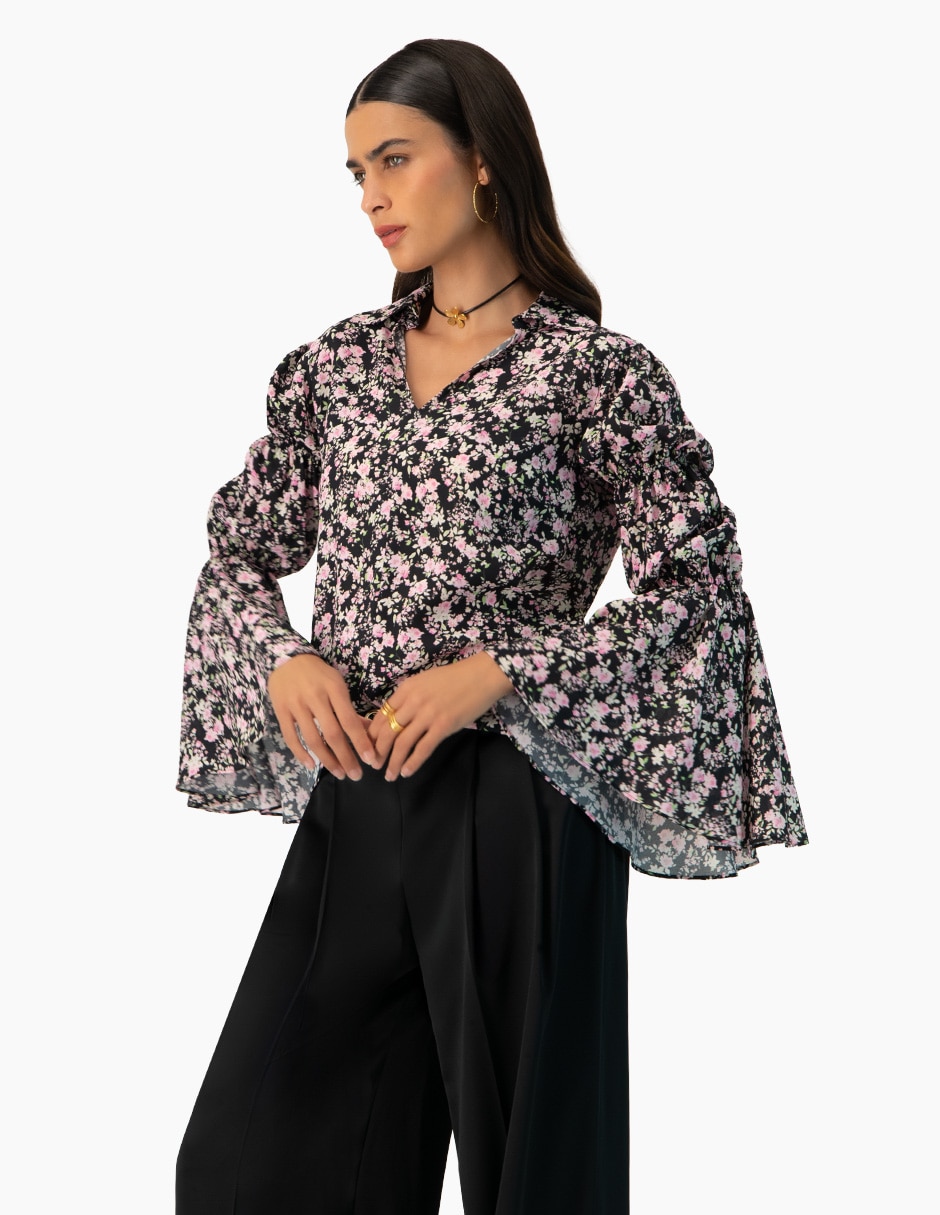 Blusa manga larga para mujer 3