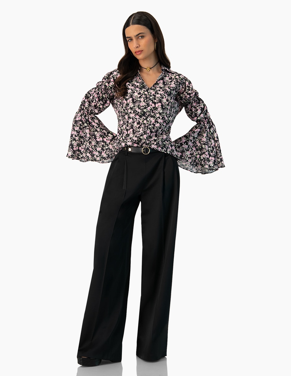 Blusa manga larga para mujer 4