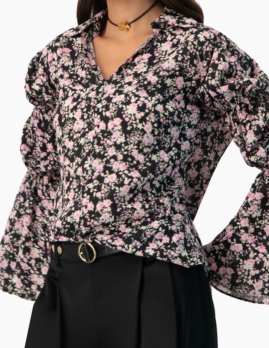 Blusa manga larga para mujer 6