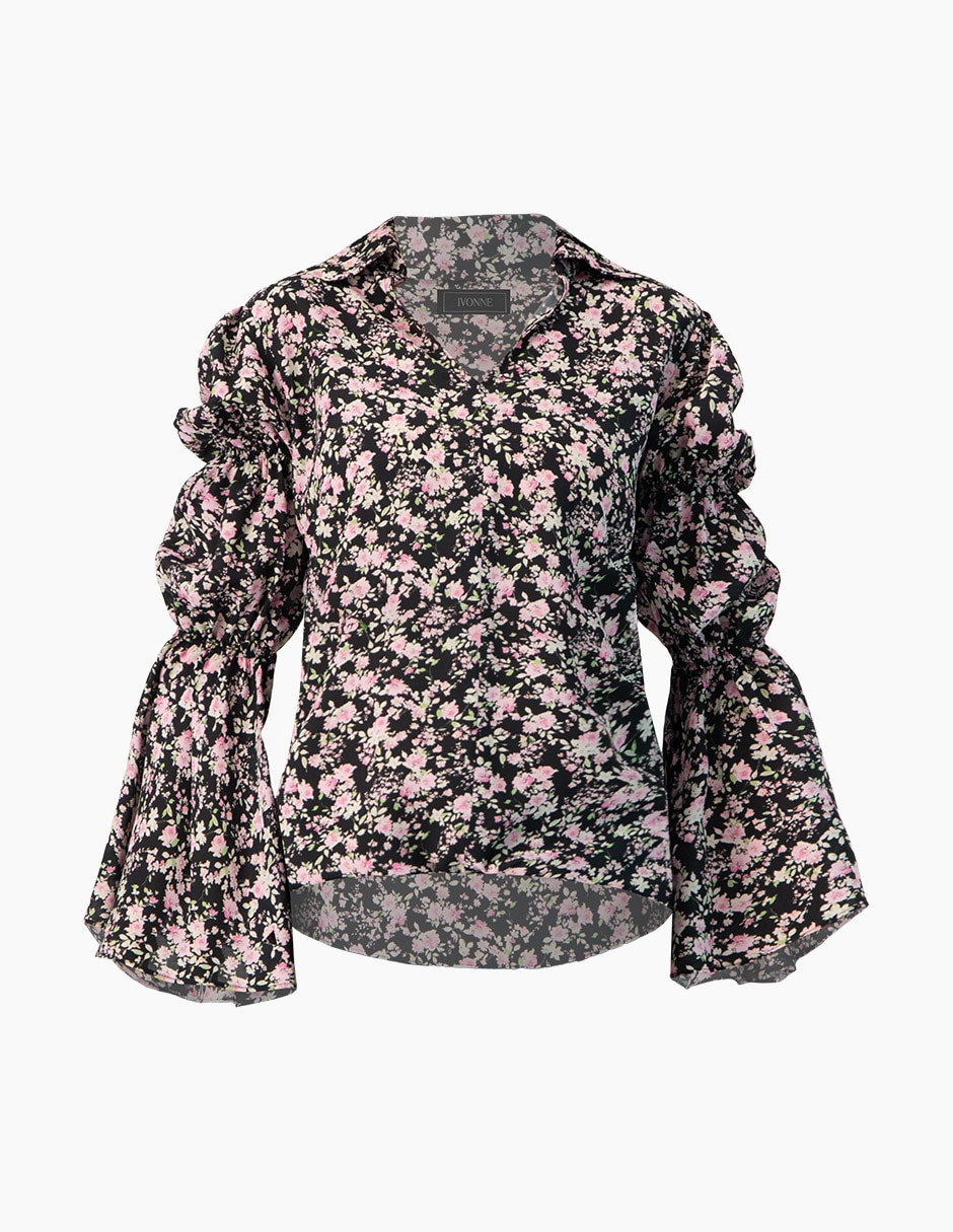 Blusa manga larga para mujer 7