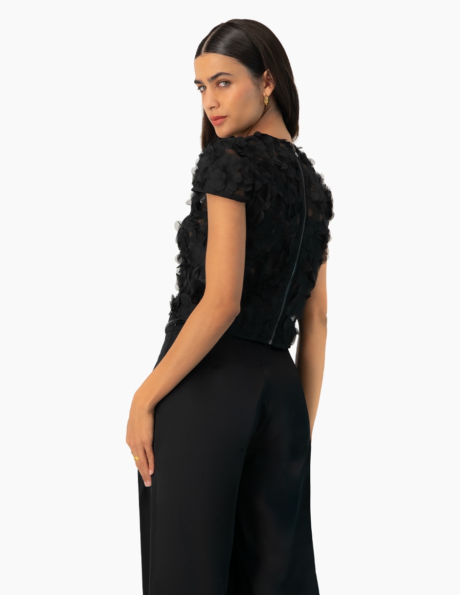 Blusa manga corta para mujer 2