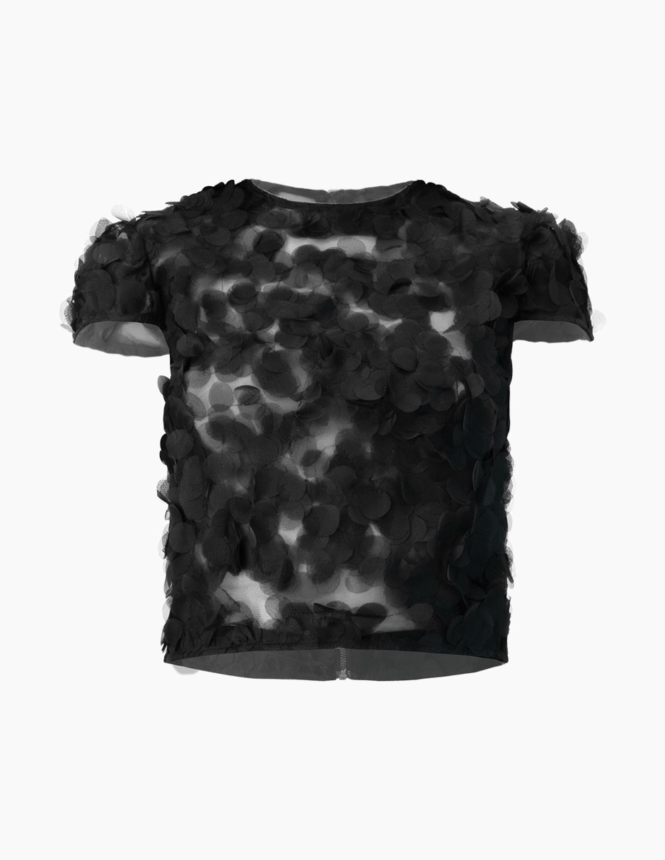 Blusa manga corta para mujer 7