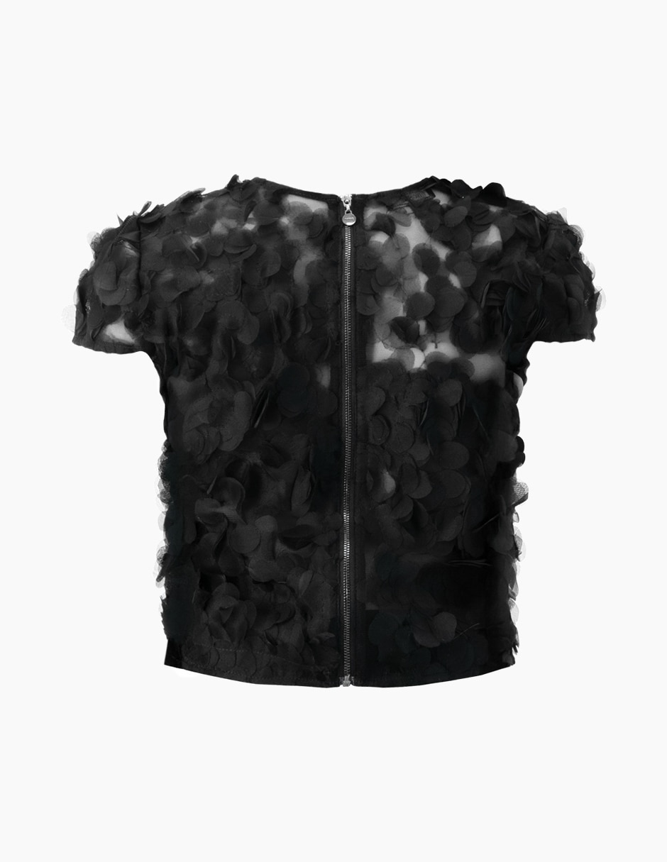 Blusa manga corta para mujer 8