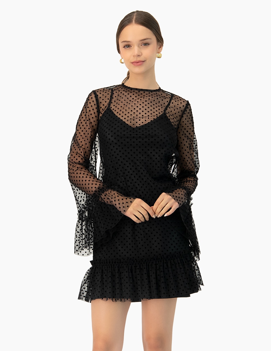 Vestido corto casual para mujer