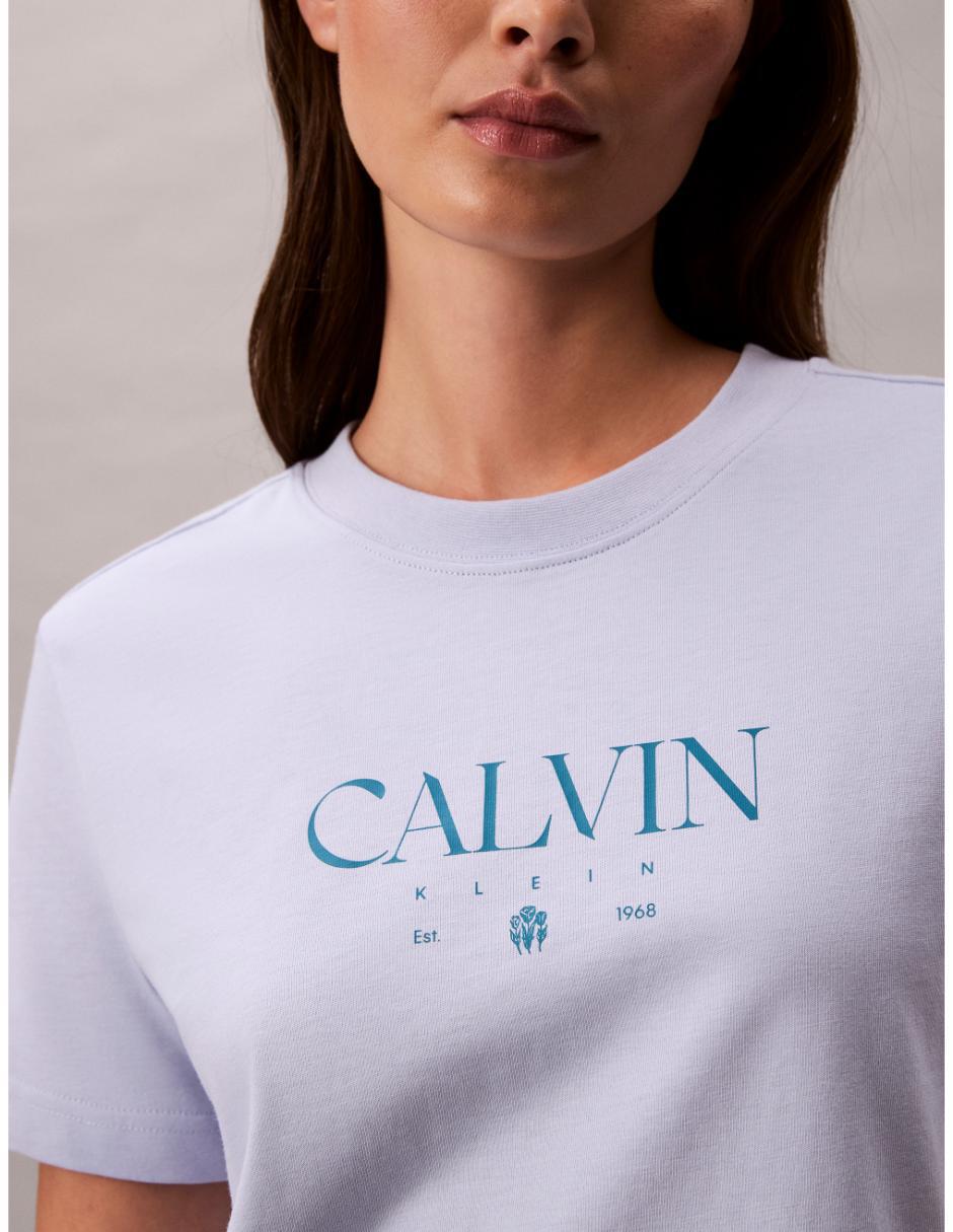 Playera manga corta cuello redondo para mujer 6