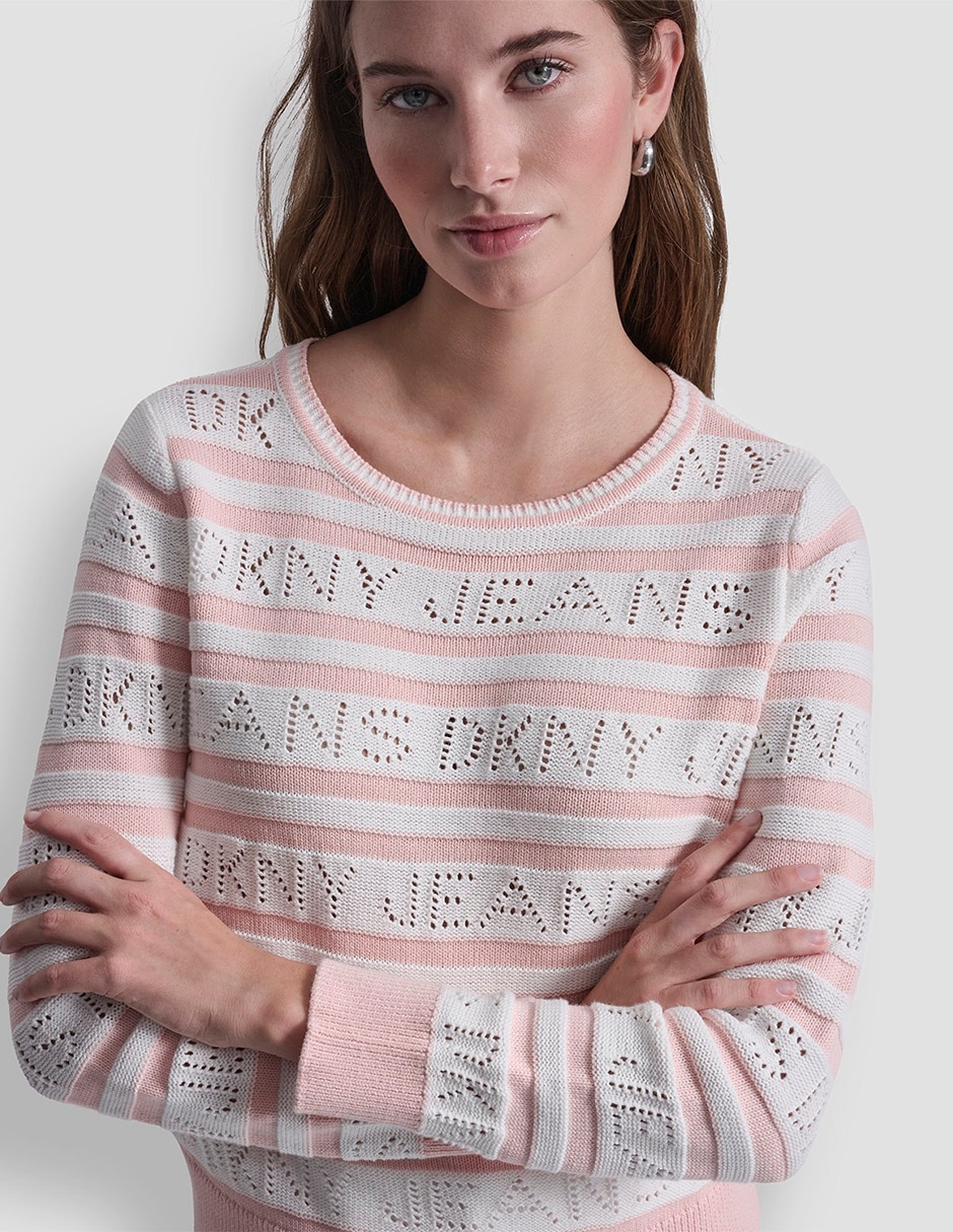 Suéter cuello redondo para mujer 3
