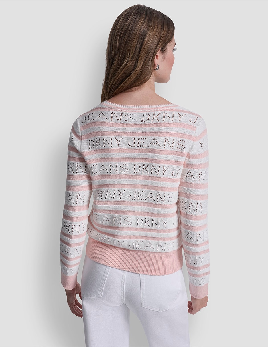 Suéter cuello redondo para mujer 4