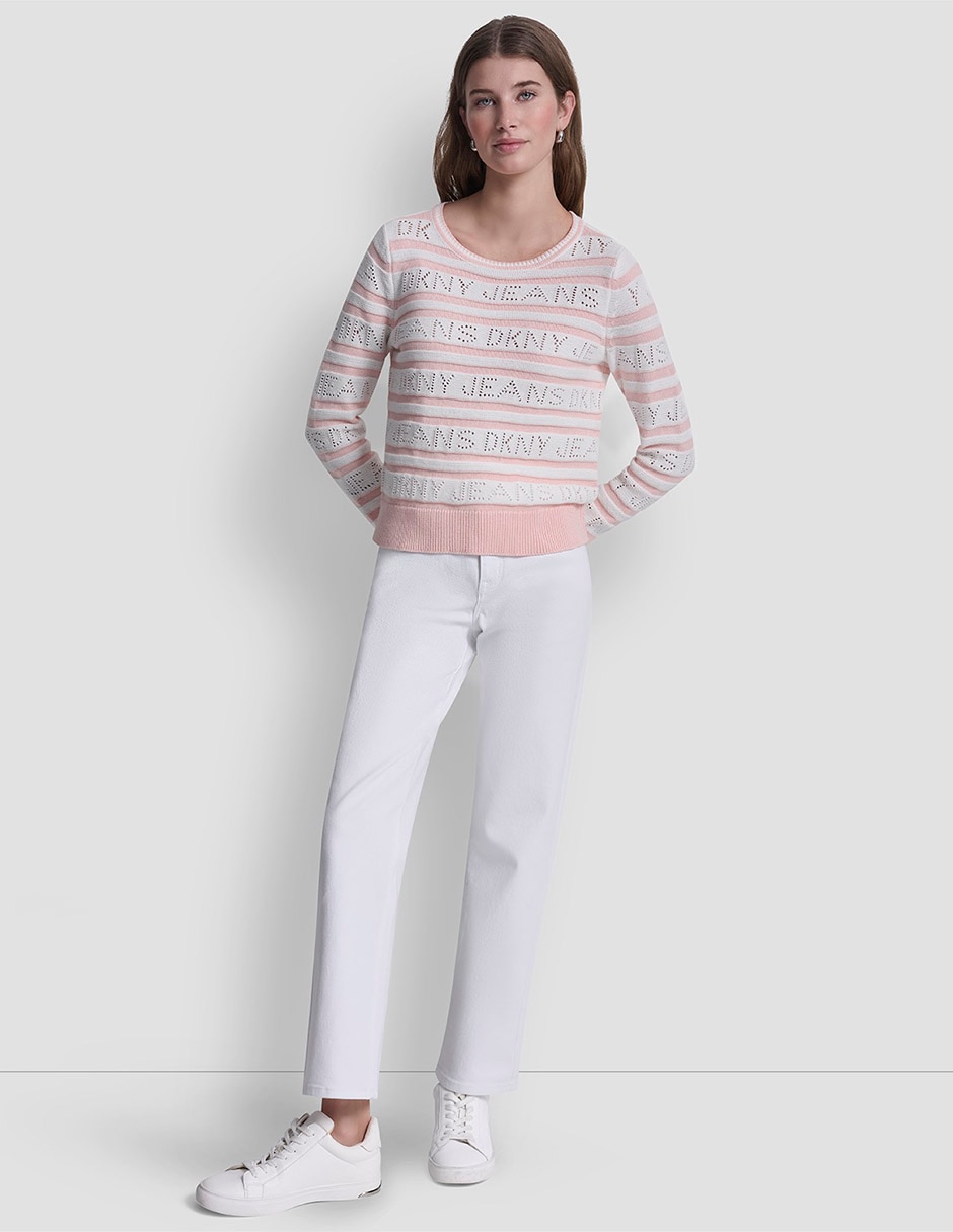 Suéter cuello redondo para mujer 5