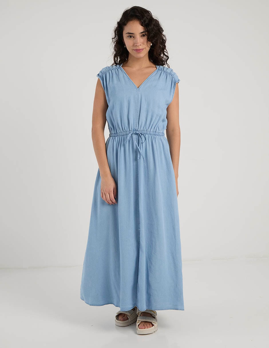 Vestido largo casual Dkny Jeans para mujer | Liverpool