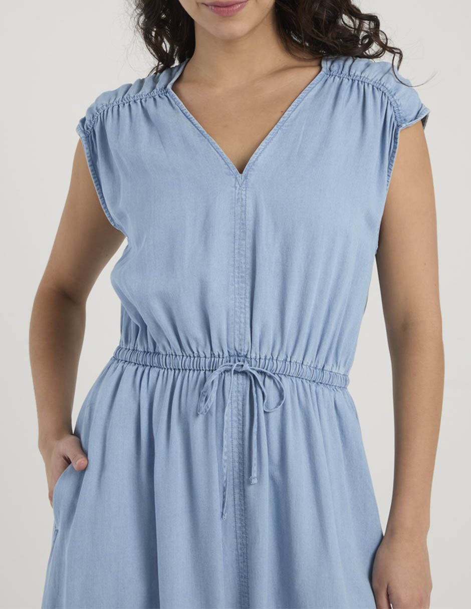 Vestido largo casual para mujer 4