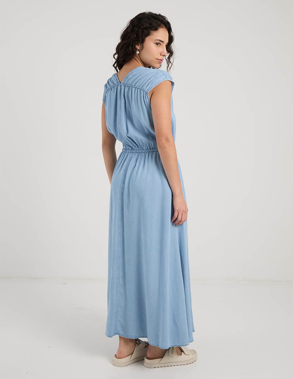 Vestido largo casual para mujer 6