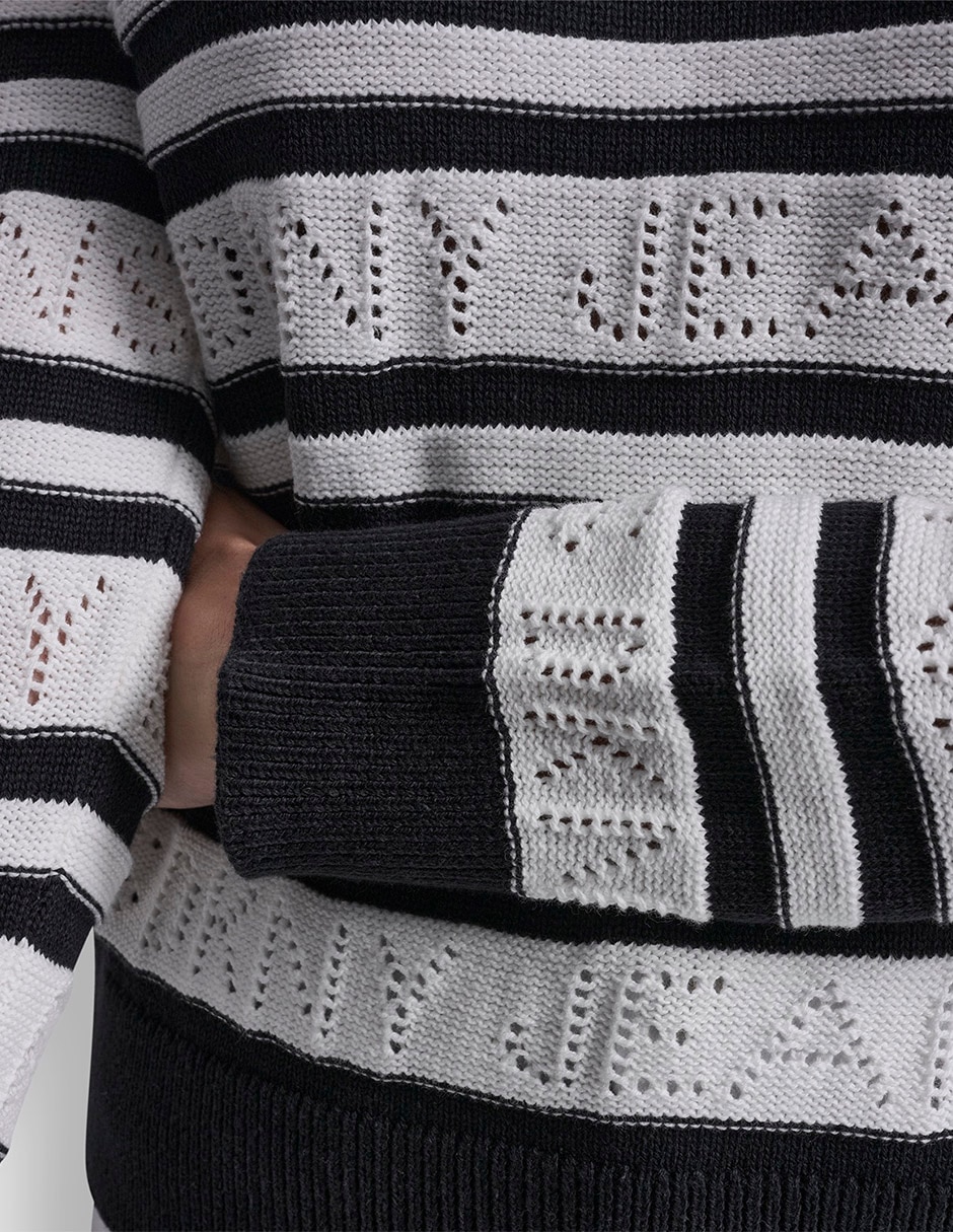 Suéter cuello redondo para mujer 2