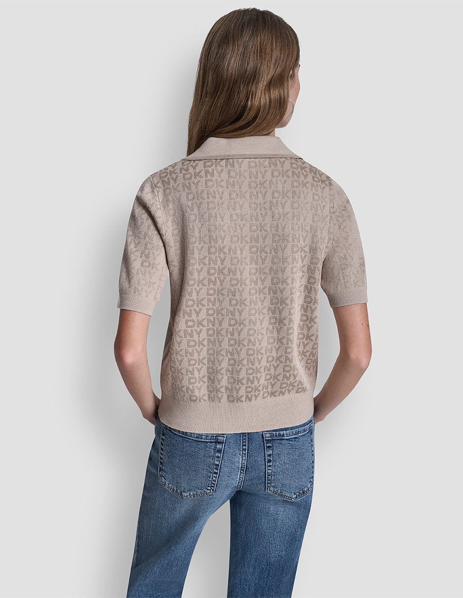 Suéter cuello V para mujer 3