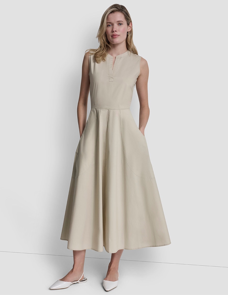 Vestido midi casual para mujer