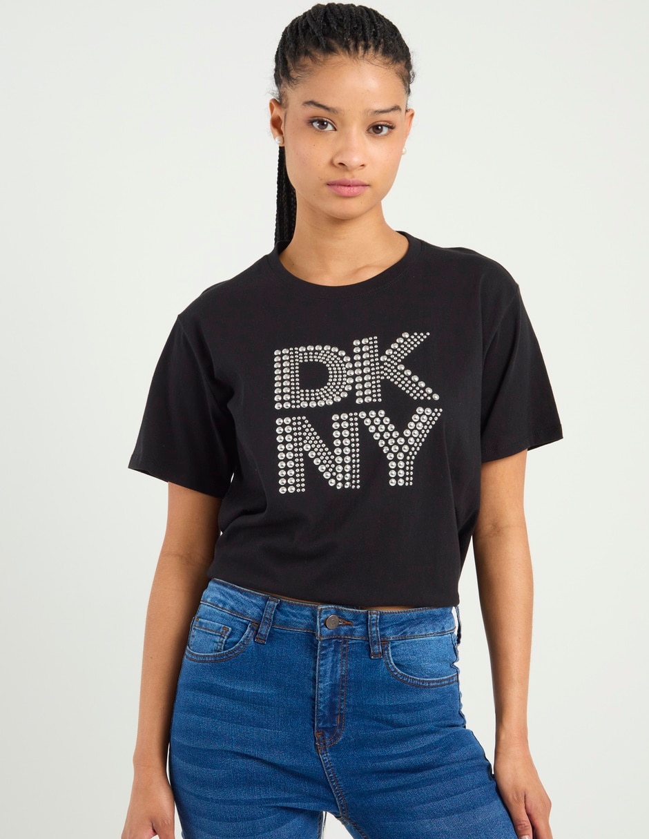 Playera manga corta cuello redondo para mujer 2