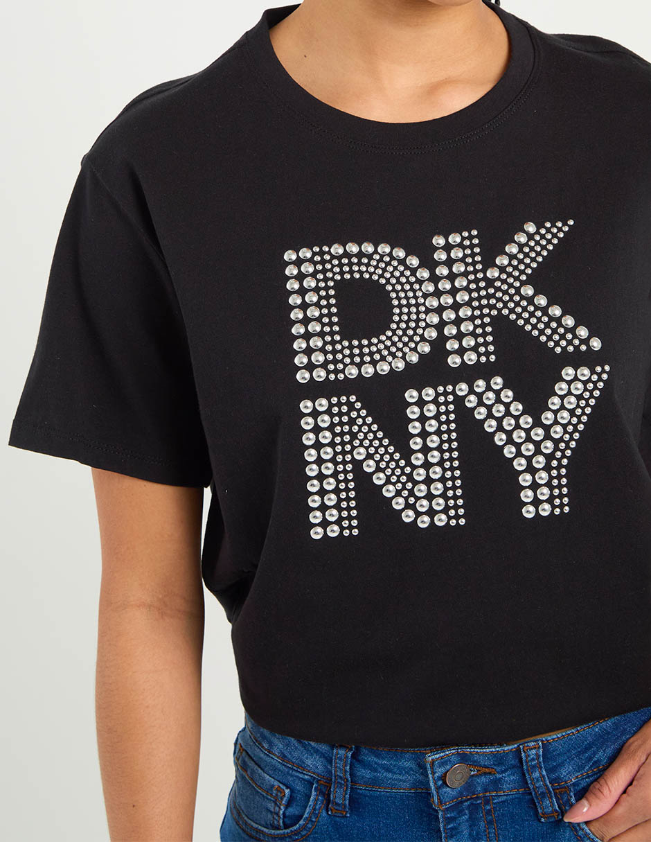 Playera manga corta cuello redondo para mujer 4