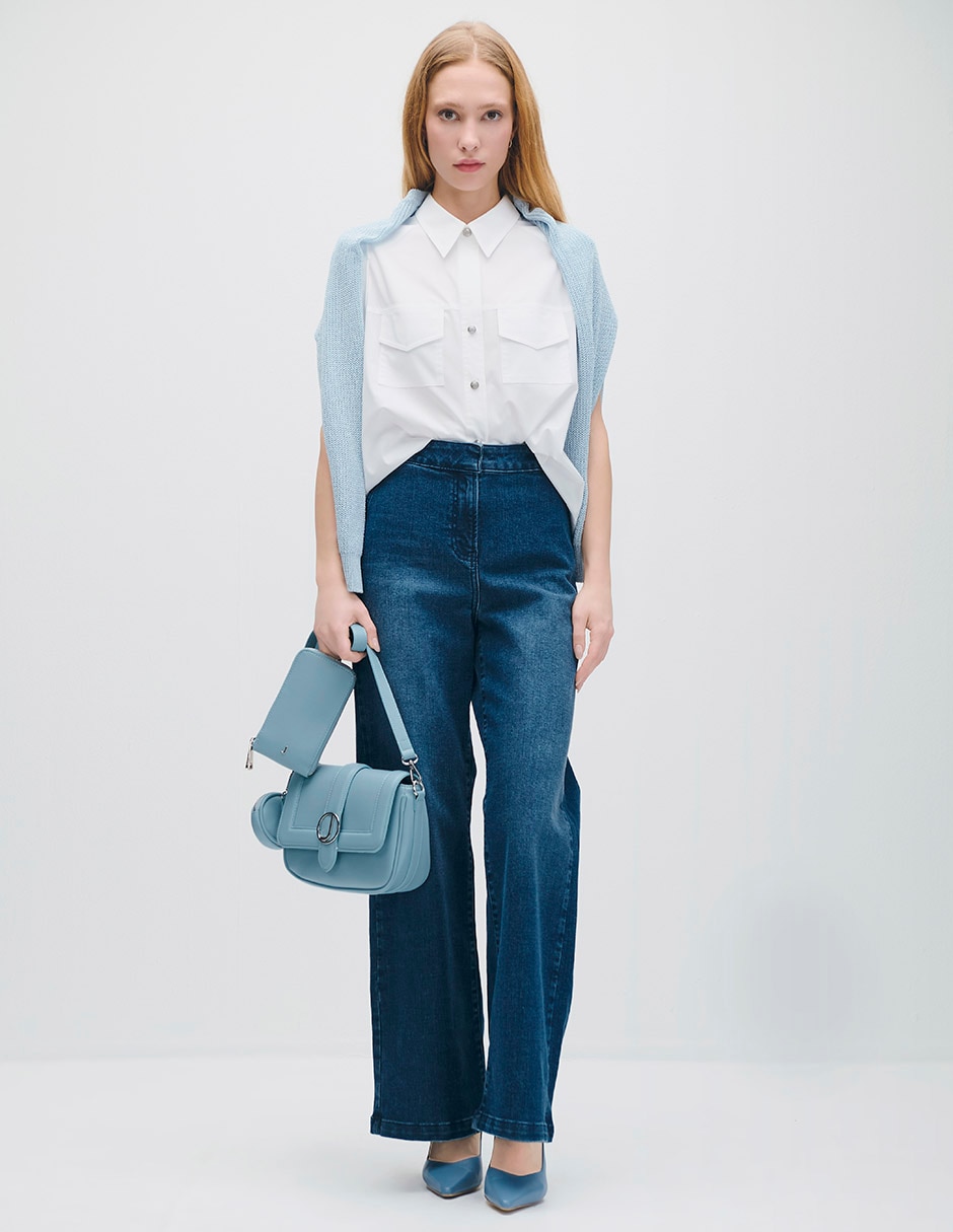Blusa Azur sin manga para mujer 2