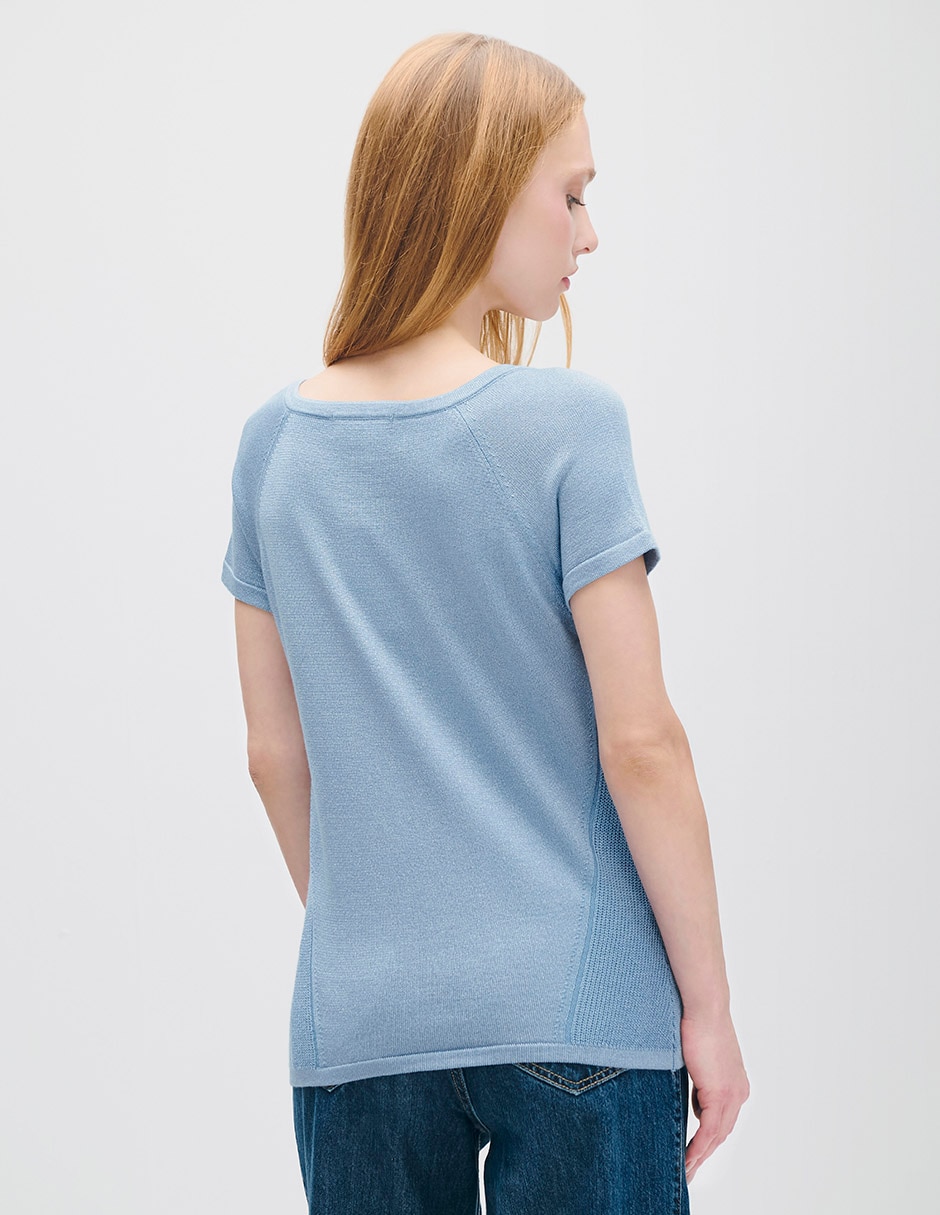 Blusa Azur manga corta para mujer 3