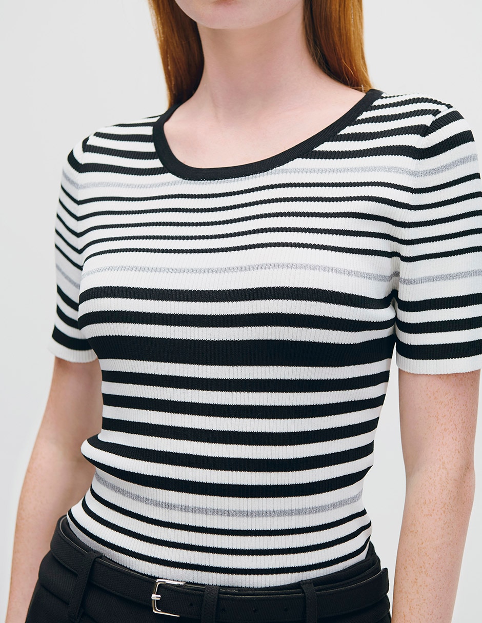 Blusa Azur manga corta para mujer 4