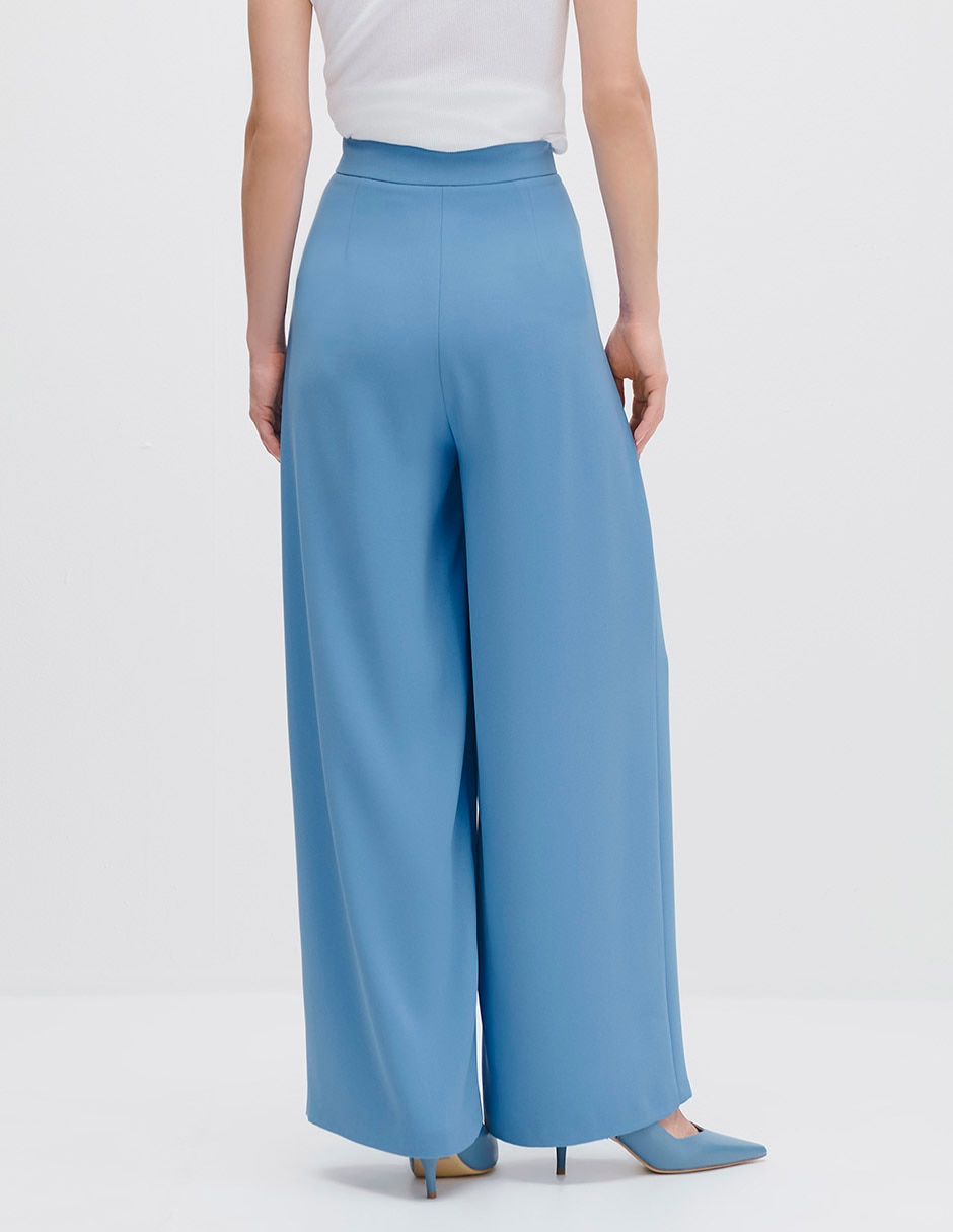 Pantalón relaxed palazzo para mujer 3