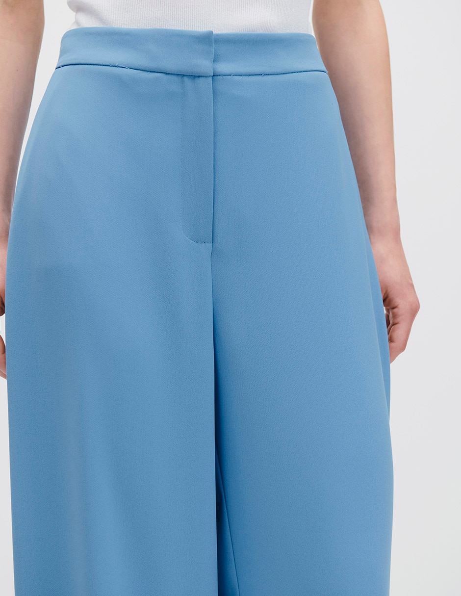 Pantalón relaxed palazzo para mujer 4