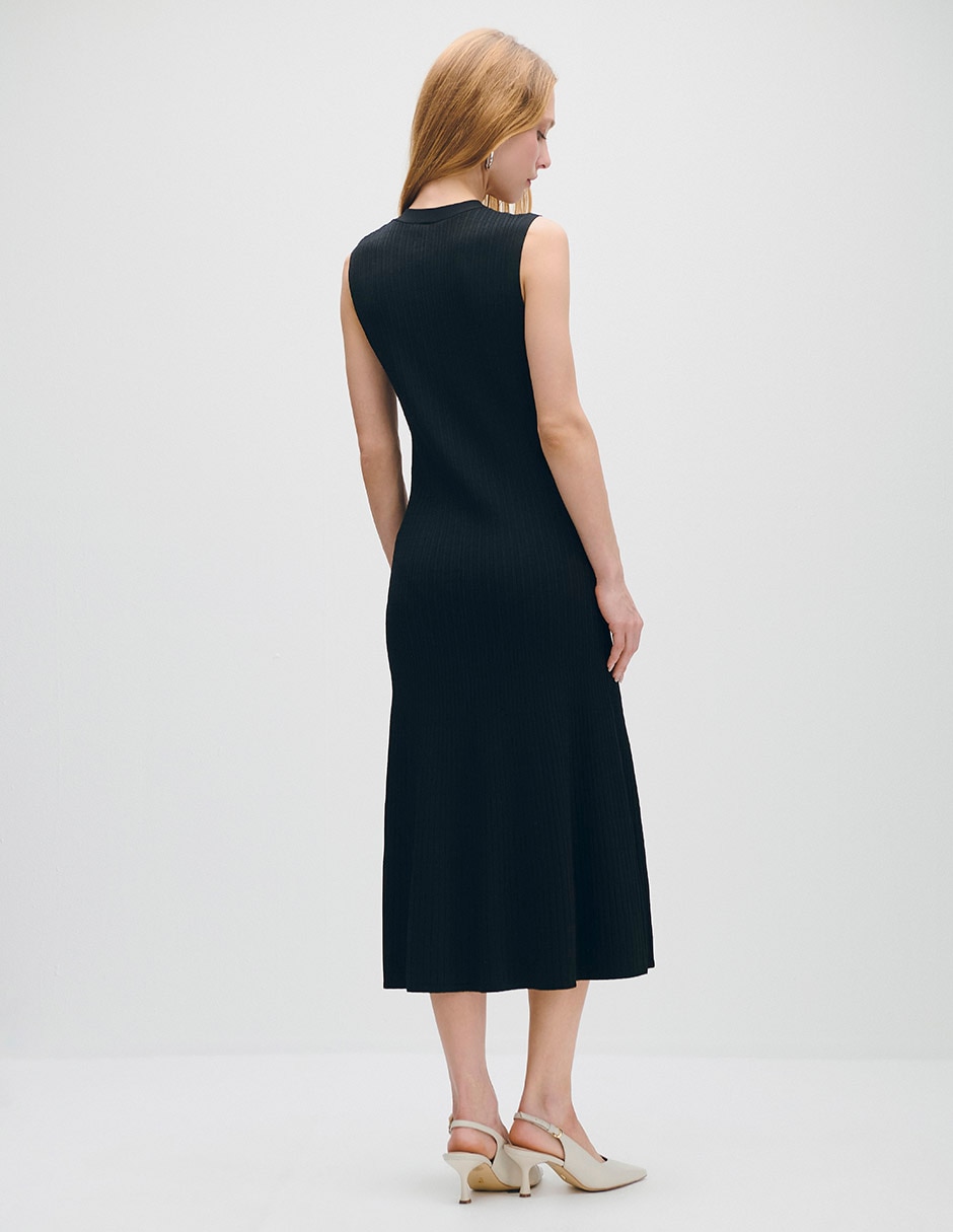 Vestido midi casual Azur para mujer 3
