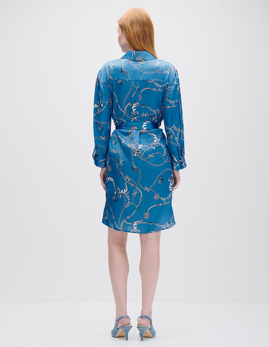 Vestido midi casual Azur para mujer 3