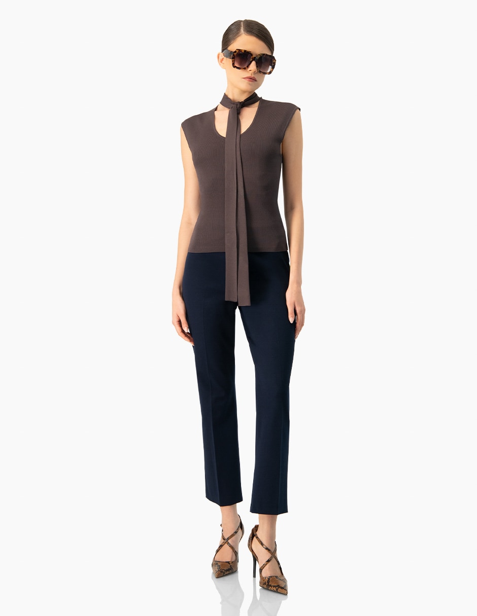 Blusa manga corta para mujer 4