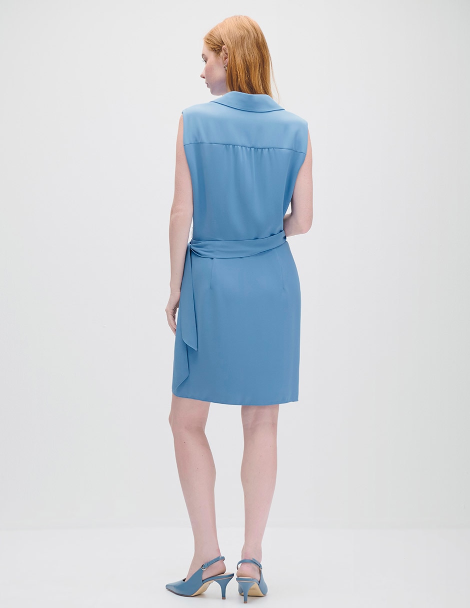 Vestido midi casual Azur para mujer 3
