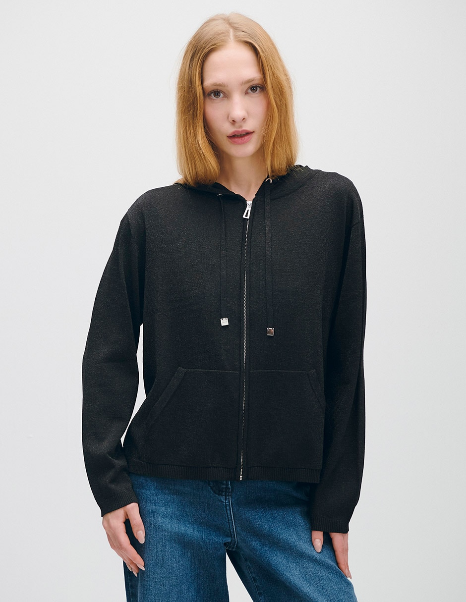 Sudadera con bolsillos Azur para mujer