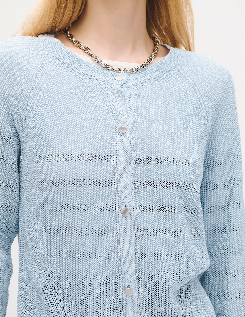 Suéter cuello redondo para mujer 3