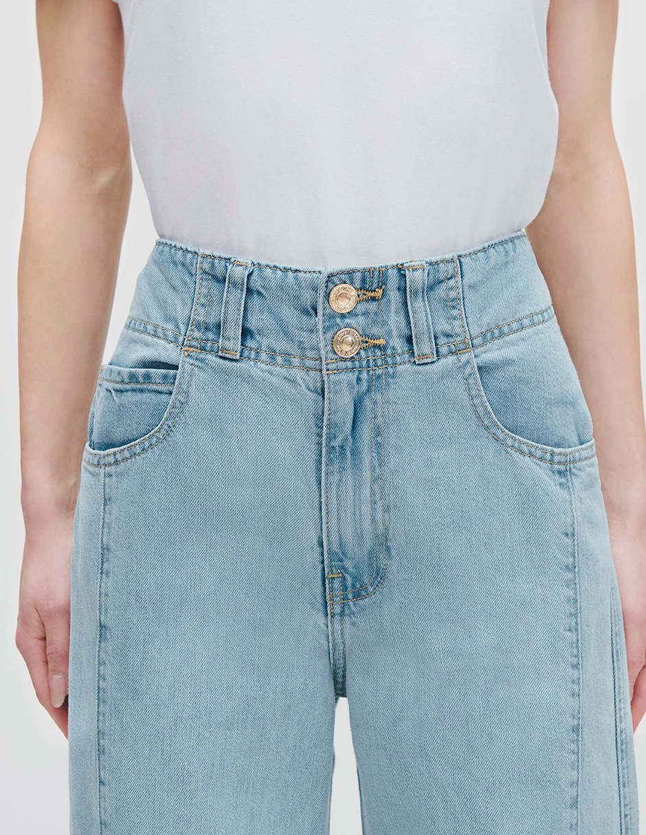 Jeans wide leg para mujer 4