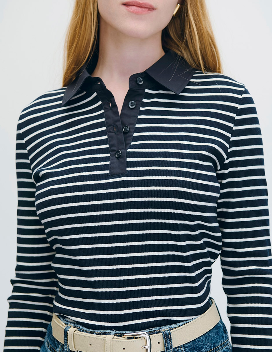 Blusa Marsella manga larga para mujer 4